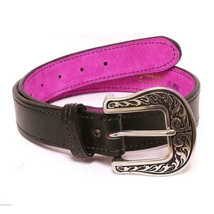 FLASHBANG HOLSTERS BLACK Large‎ Leather Belt For Holster Carry